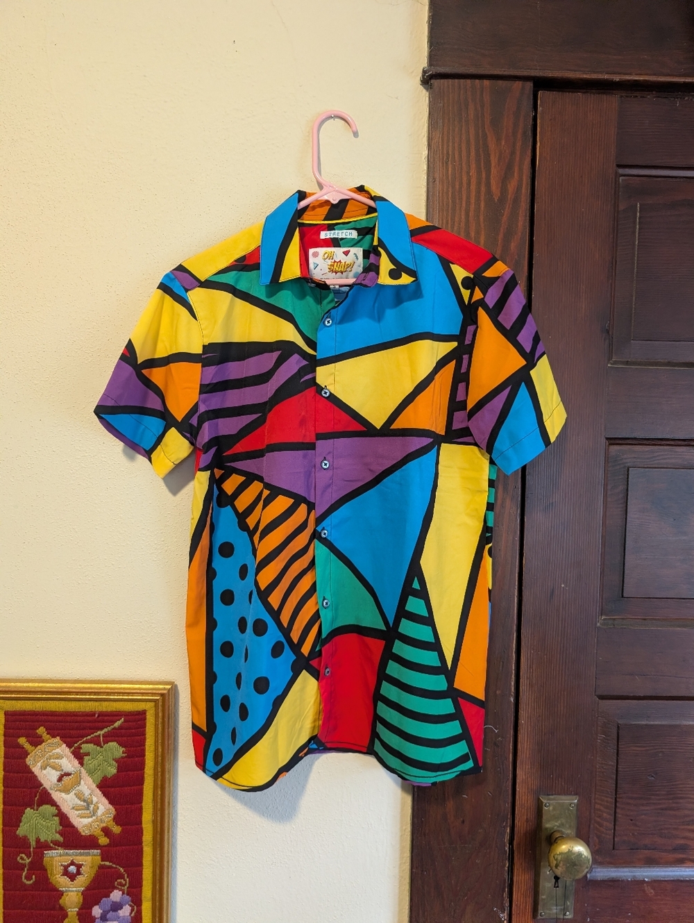 Oh Snap! Drill Clothing Co. What's Your Angle Button Up Shirt